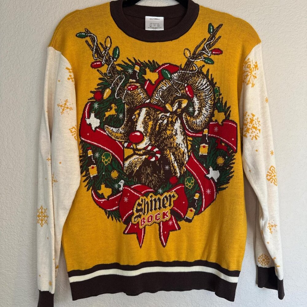 Shiner Bock Chrismas Sweater